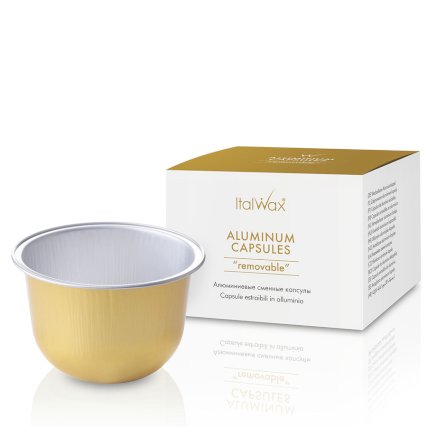 ITALWAX Glow Wax alumijiske kapsule za vosak 5 komada